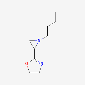 2-(1-Butylaziridin-2-YL)-4,5-dihydro-1,3-oxazole