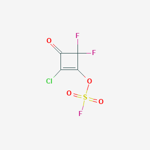 2-Chloro-4,4-difluoro-3-oxocyclobut-1-en-1-yl sulfurofluoridate