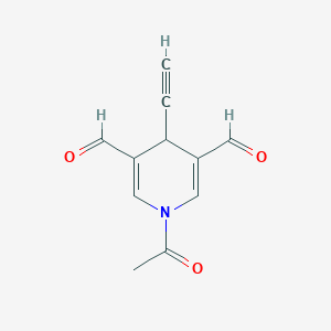 1-Acetyl-4-ethynyl-1,4-dihydropyridine-3,5-dicarbaldehyde