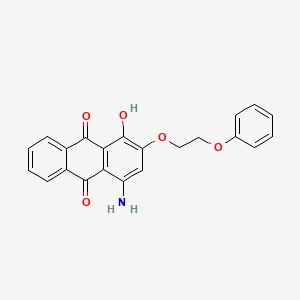 4-Amino-1-hydroxy-2-(2-phenoxyethoxy)anthracene-9,10-dione