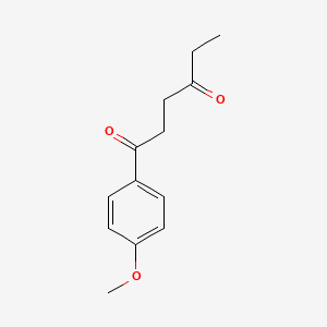 1-(4-Methoxyphenyl)hexane-1,4-dione