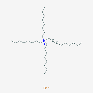 N,N,N-Trioctylnon-2-yn-1-aminium bromide