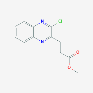 Methyl 3-(3-chloroquinoxalin-2-yl)propanoate