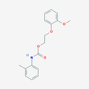 2-(2-Methoxyphenoxy)ethyl (2-methylphenyl)carbamate