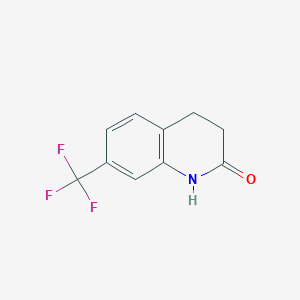 molecular formula C10H8F3NO B1452192 7-(三氟甲基)-3,4-二氢喹啉-2(1H)-酮 CAS No. 1123762-24-2