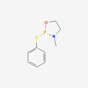 3-Methyl-2-(phenylsulfanyl)-1,3,2-oxazaphospholidine