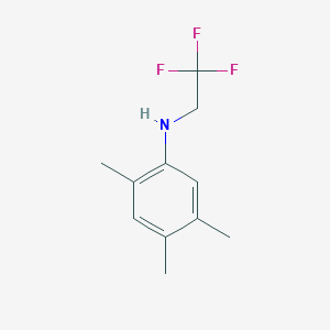 2,4,5-Trimethyl-N-(2,2,2-trifluoroethyl)aniline