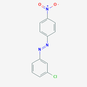 (E)-1-(3-Chlorophenyl)-2-(4-nitrophenyl)diazene