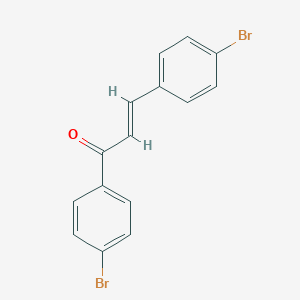 molecular formula C15H10Br2O B145220 (E)-1,3-bis(4-bromophenyl)prop-2-en-1-one CAS No. 126443-21-8