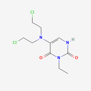 5-[Bis(2-chloroethyl)amino]-3-ethylpyrimidine-2,4(1H,3H)-dione