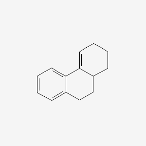 molecular formula C14H16 B14522039 1,2,3,9,10,10a-Hexahydrophenanthrene CAS No. 62690-96-4