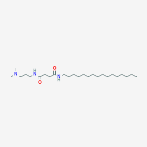 N~1~-[3-(Dimethylamino)propyl]-N~4~-hexadecylbutanediamide