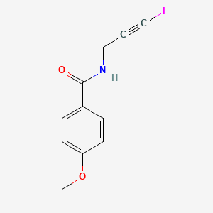 N-(3-Iodoprop-2-yn-1-yl)-4-methoxybenzamide