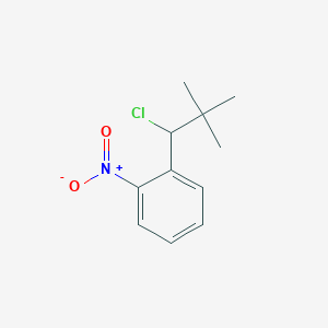 1-(1-Chloro-2,2-dimethylpropyl)-2-nitrobenzene