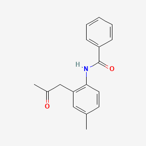 N-[4-Methyl-2-(2-oxopropyl)phenyl]benzamide