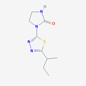 1-[5-(Butan-2-yl)-1,3,4-thiadiazol-2-yl]imidazolidin-2-one