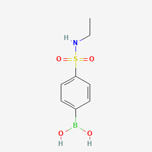 molecular formula C8H12BNO4S B1452218 N-乙基 4-硼苯磺酰胺 CAS No. 871329-65-6