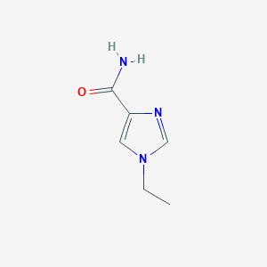 molecular formula C6H9N3O B145224 1-乙基-1H-咪唑-4-甲酰胺 CAS No. 129993-48-2