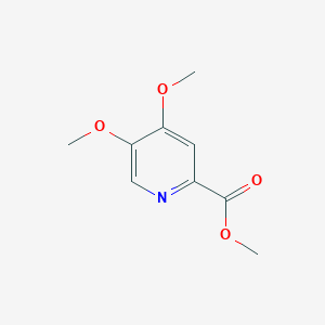 molecular formula C9H11NO4 B14522412 Methyl 4,5-dimethoxypyridine-2-carboxylate CAS No. 62885-52-3