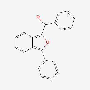 molecular formula C21H14O2 B14522440 Phenyl(3-phenyl-2-benzofuran-1-yl)methanone CAS No. 62423-27-2