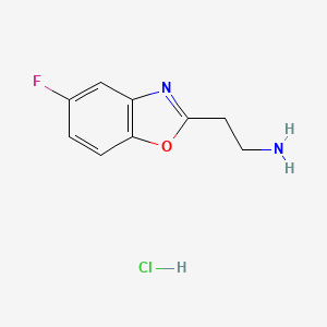 B1452253 2-(5-Fluoro-1,3-benzoxazol-2-yl)ethanamine hydrochloride CAS No. 1158256-53-1