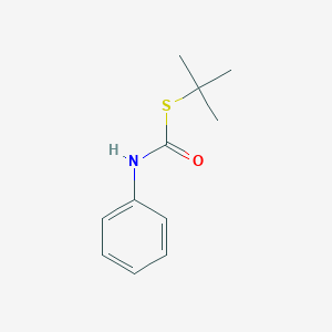 molecular formula C11H15NOS B14522589 S-tert-Butyl phenylcarbamothioate CAS No. 62603-67-2