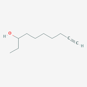 molecular formula C10H18O B14522598 Dec-9-YN-3-OL CAS No. 62873-31-8