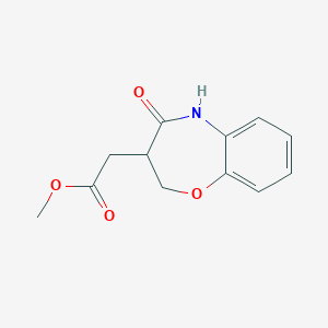 Methyl (4-oxo-2,3,4,5-tetrahydro-1,5-benzoxazepin-3-yl)acetate