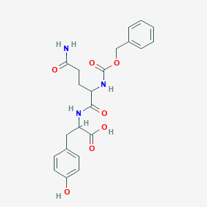molecular formula C22H25N3O7 B1452270 N2-[(苄氧羰基)]谷氨酰酪氨酸 CAS No. 863-16-1