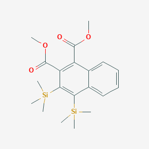 molecular formula C20H28O4Si2 B14522702 Dimethyl 3,4-bis(trimethylsilyl)naphthalene-1,2-dicarboxylate CAS No. 62618-19-3