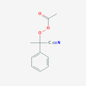 1-Cyano-1-phenylethyl ethaneperoxoate