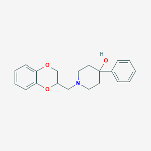 1-[(2,3-Dihydro-1,4-benzodioxin-2-yl)methyl]-4-phenylpiperidin-4-ol