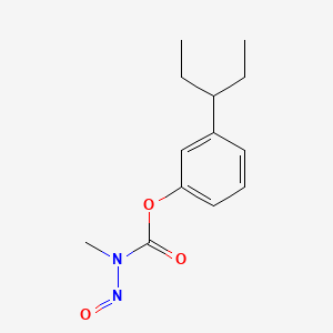 m-(3-Pentyl)phenyl N-methyl-N-nitrosocarbamate