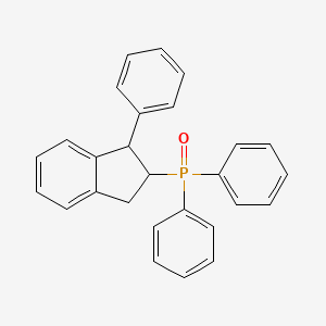 Oxo(diphenyl)(1-phenyl-2,3-dihydro-1H-inden-2-yl)-lambda~5~-phosphane