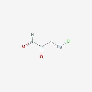 Chloro(2,3-dioxopropyl)mercury