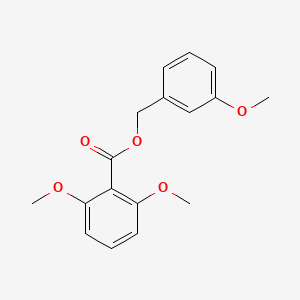 Benzoic acid, 2,6-dimethoxy-, (3-methoxyphenyl)methyl ester