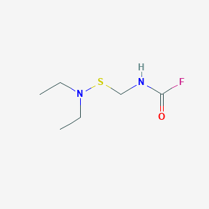 {[(Diethylamino)sulfanyl]methyl}carbamyl fluoride