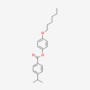 4-(Hexyloxy)phenyl 4-(propan-2-yl)benzoate