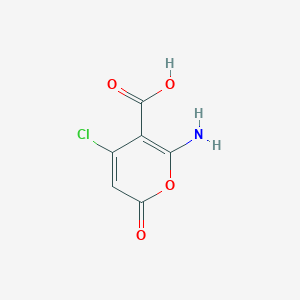 6-Amino-4-chloro-2-oxo-2H-pyran-5-carboxylic acid