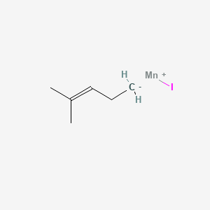 molecular formula C6H11IMn B14522908 iodomanganese(1+);2-methylpent-2-ene CAS No. 62485-96-5