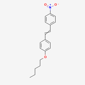 1-Nitro-4-{2-[4-(pentyloxy)phenyl]ethenyl}benzene