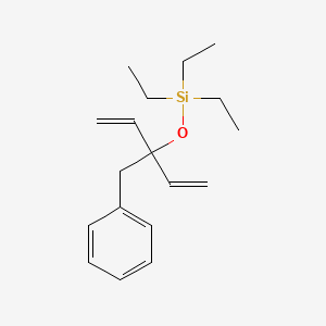 [(3-Benzylpenta-1,4-dien-3-yl)oxy](triethyl)silane