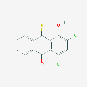 2,4-Dichloro-9-sulfanylanthracene-1,10-dione