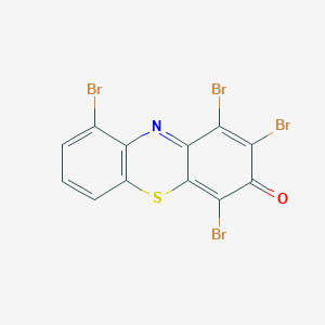 1,2,4,9-Tetrabromo-3H-phenothiazin-3-one