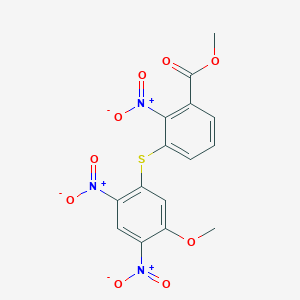 Methyl 3-[(5-methoxy-2,4-dinitrophenyl)sulfanyl]-2-nitrobenzoate