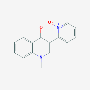 1-Methyl-3-(1-oxo-1lambda~5~-pyridin-2-yl)-2,3-dihydroquinolin-4(1H)-one