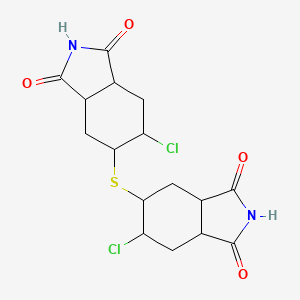 5,5'-Sulfanediylbis(6-chlorohexahydro-1H-isoindole-1,3(2H)-dione)