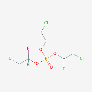 2-Chloroethyl bis(2-chloro-1-fluoroethyl) phosphate