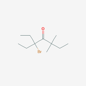 3-Bromo-3-ethyl-5,5-dimethylheptan-4-one