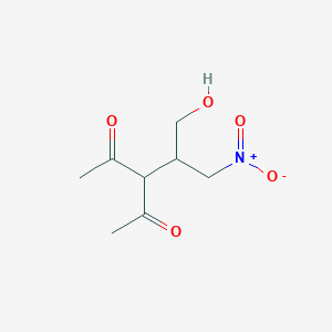 2,4-Pentanedione, 3-[1-(hydroxymethyl)-2-nitroethyl]-